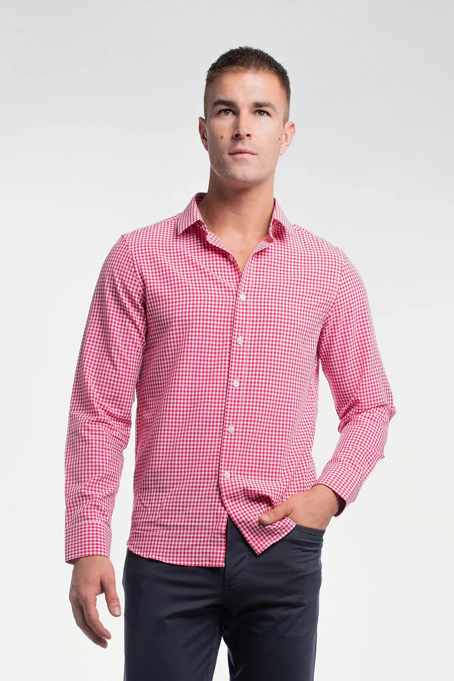 2023 Motive Dress Shirt Gingham