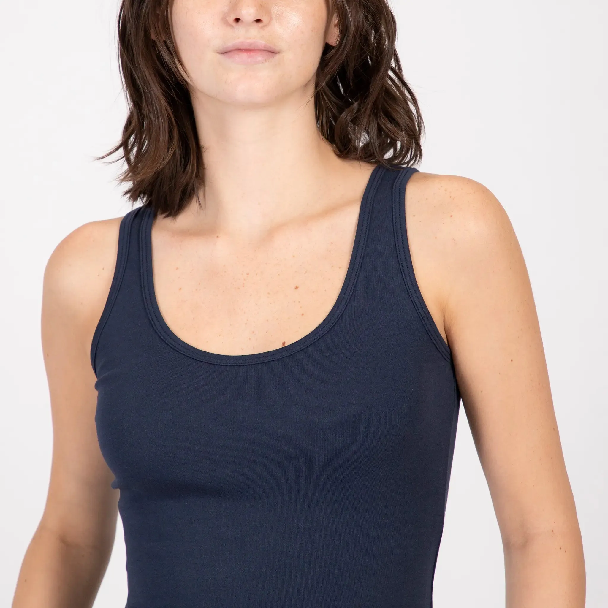 6 Pack - Women's Organic Pima Cotton Tank Tops