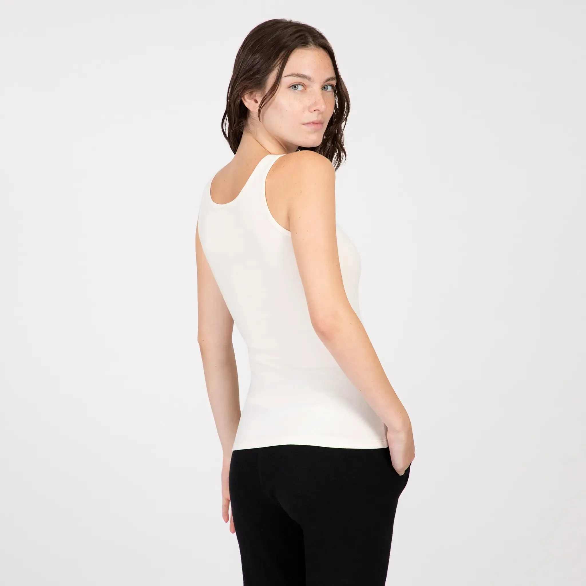 6 Pack - Women's Organic Pima Cotton Tank Tops