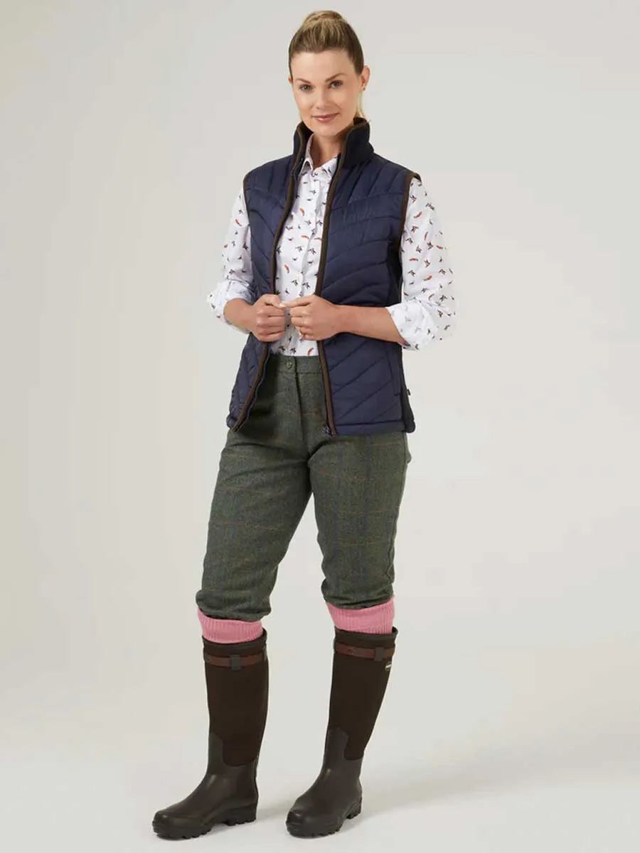 ALAN PAINE Combrook Ladies Tweed Breeks - Spruce