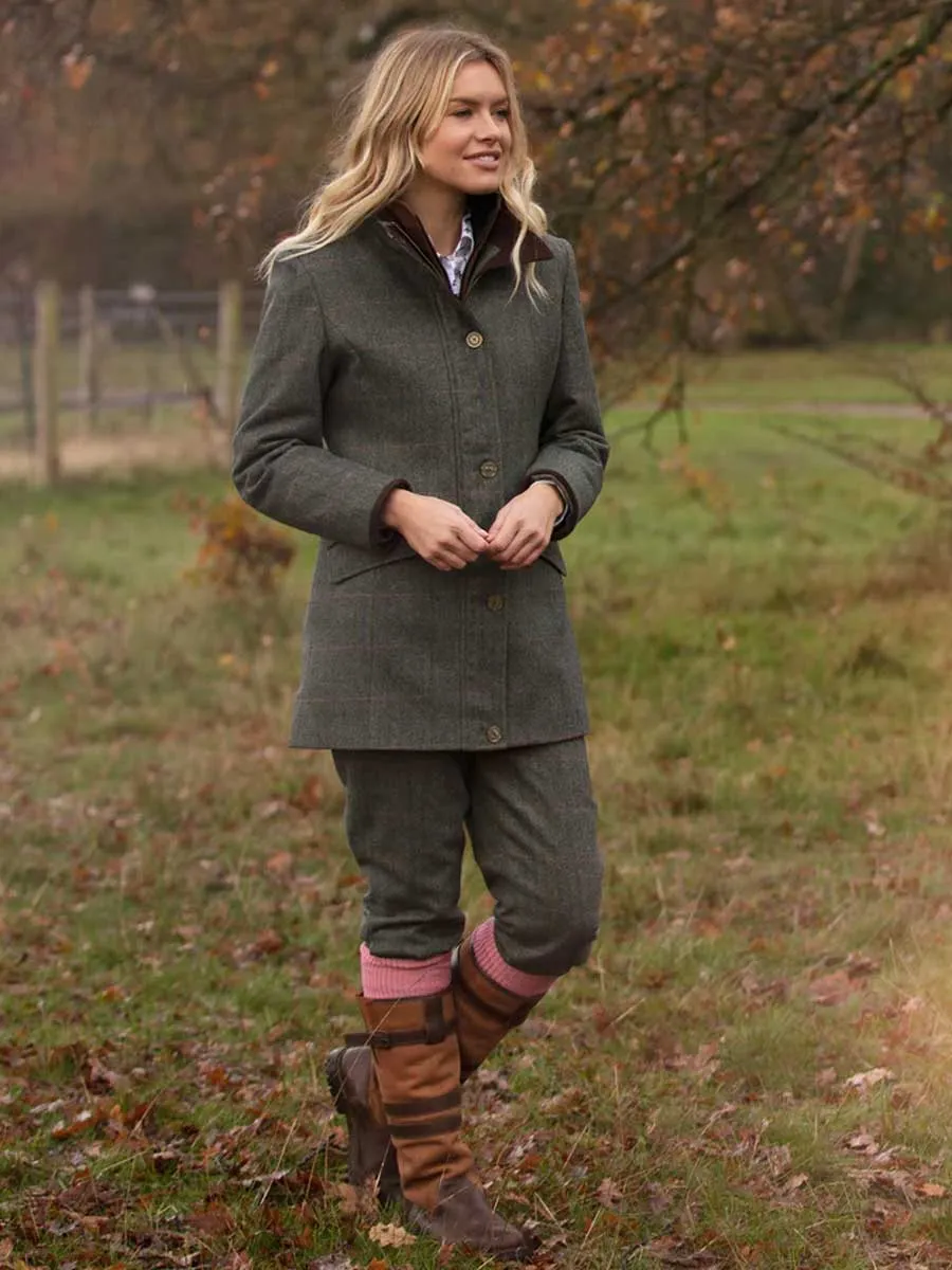 ALAN PAINE Combrook Ladies Tweed Breeks - Spruce