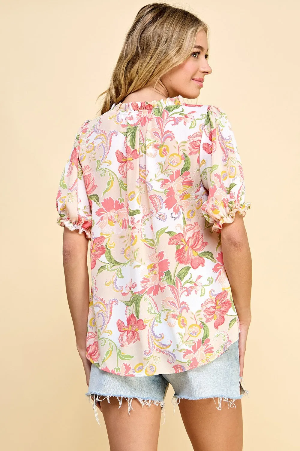 Beauty in Bloom Floral Top - Final Sale