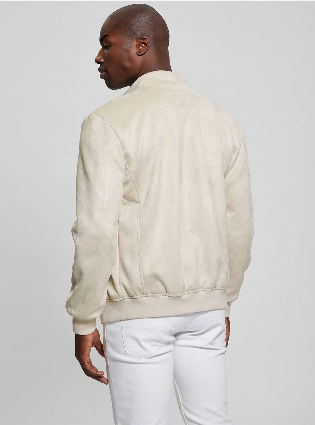 Beige Soft Suede Jacket