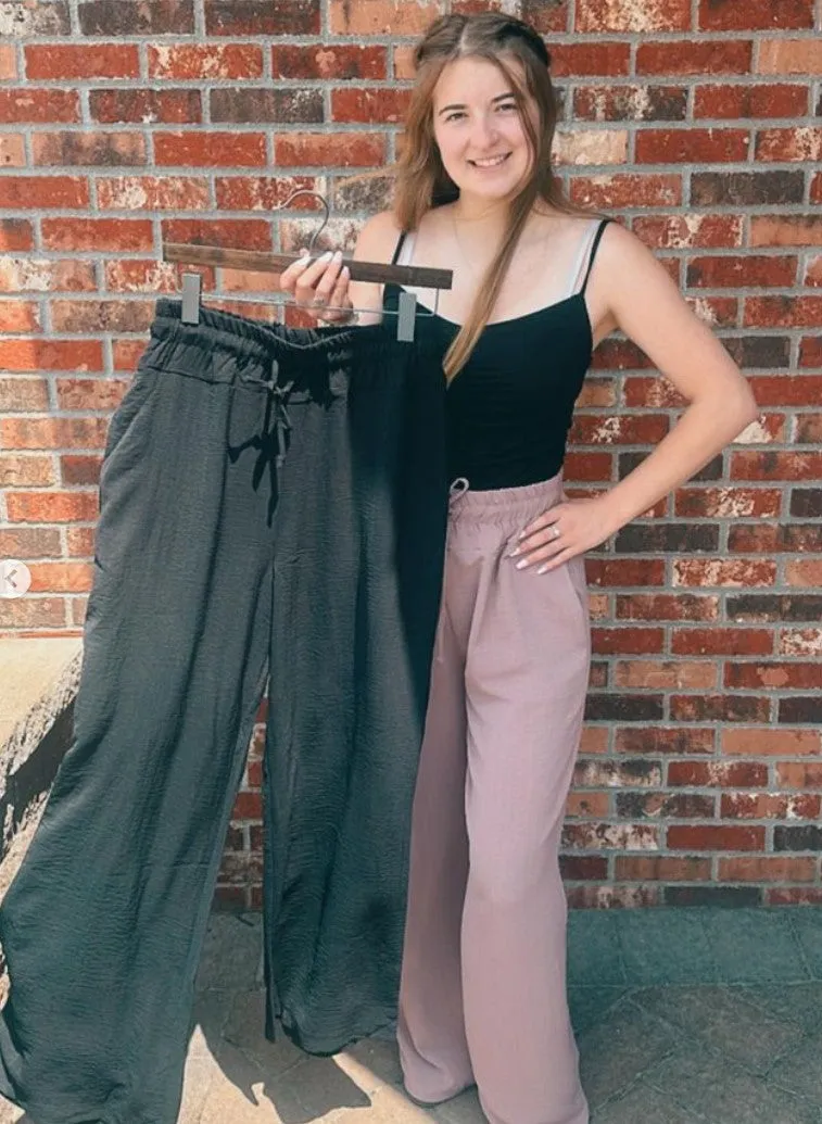 Blush Breeze High Waist Bottoms- 2 Colors!