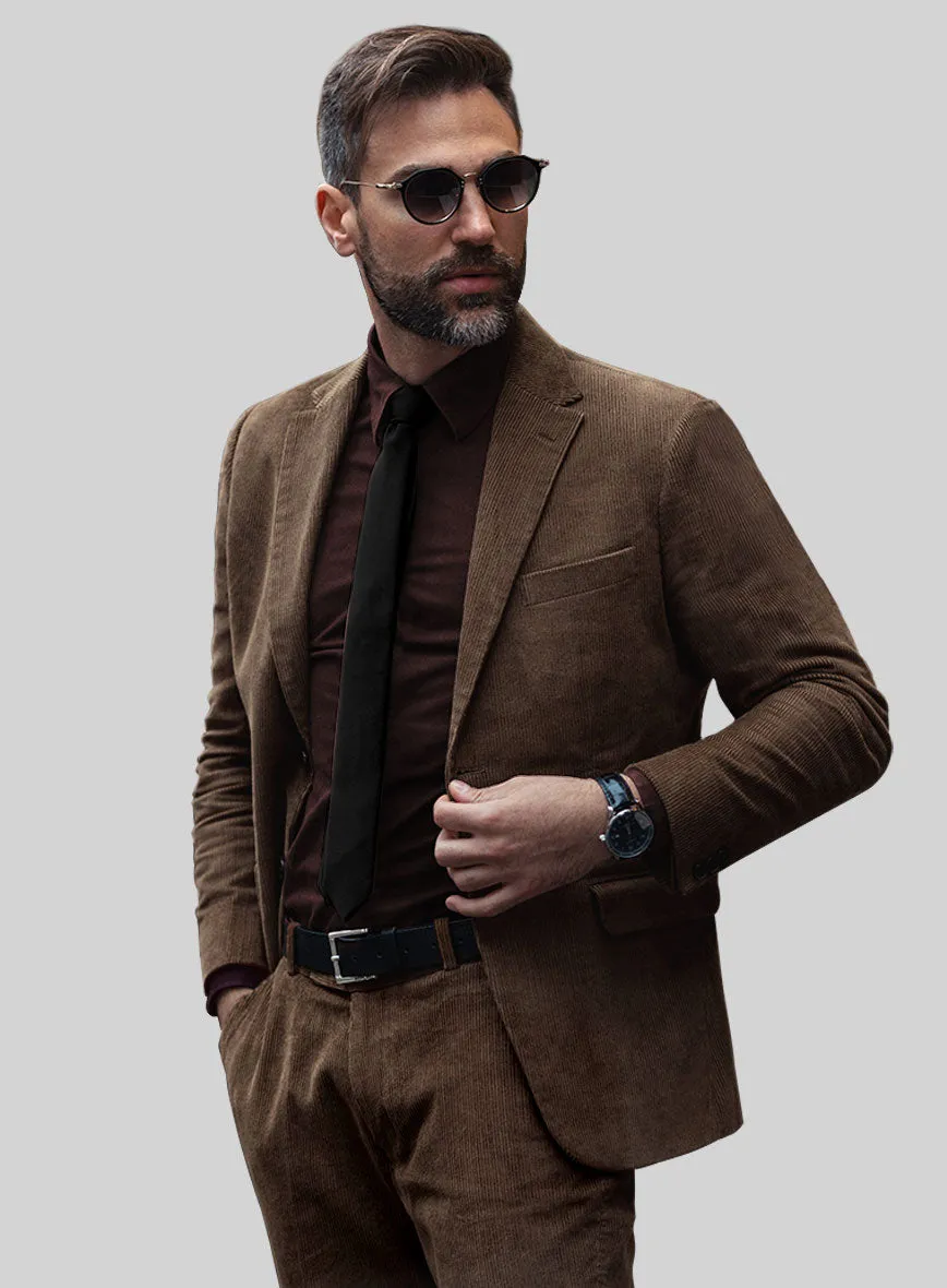 Dark Brown Corduroy Jacket