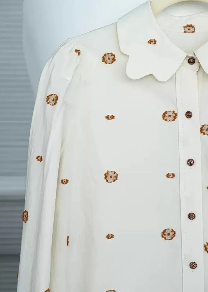 DESIGNER COLLAR EMBROIDERED SHIRT