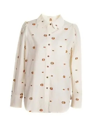 DESIGNER COLLAR EMBROIDERED SHIRT