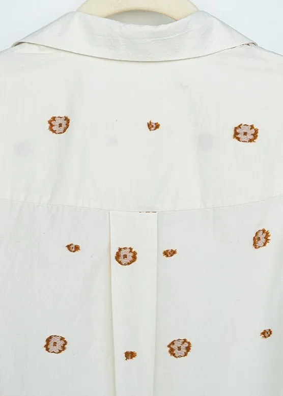 DESIGNER COLLAR EMBROIDERED SHIRT