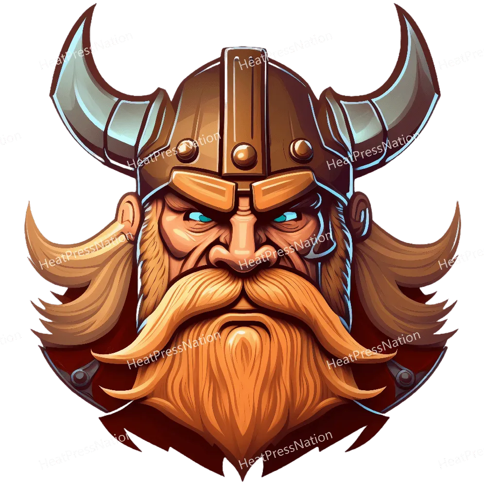 Detailed Warrior Viking Design