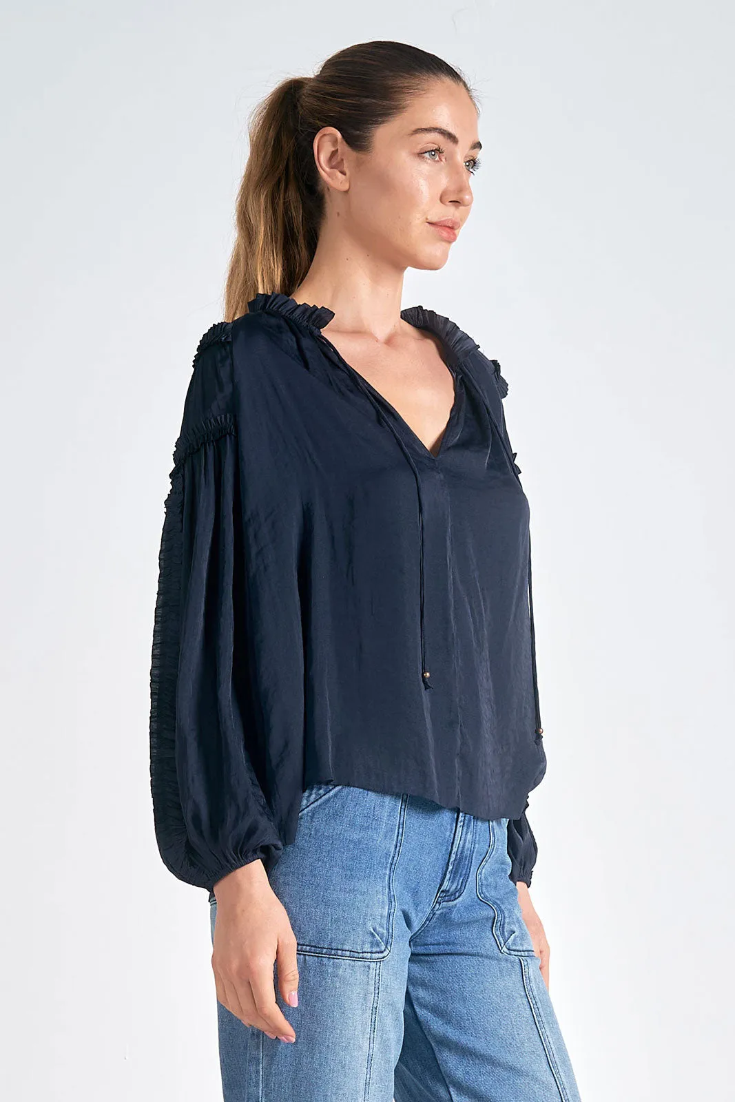 Elan Tie Neck Shirt