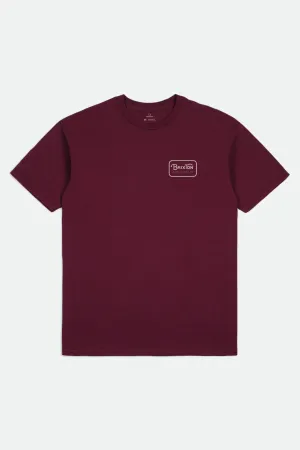 Grade S/S Standard Tee - Burgundy