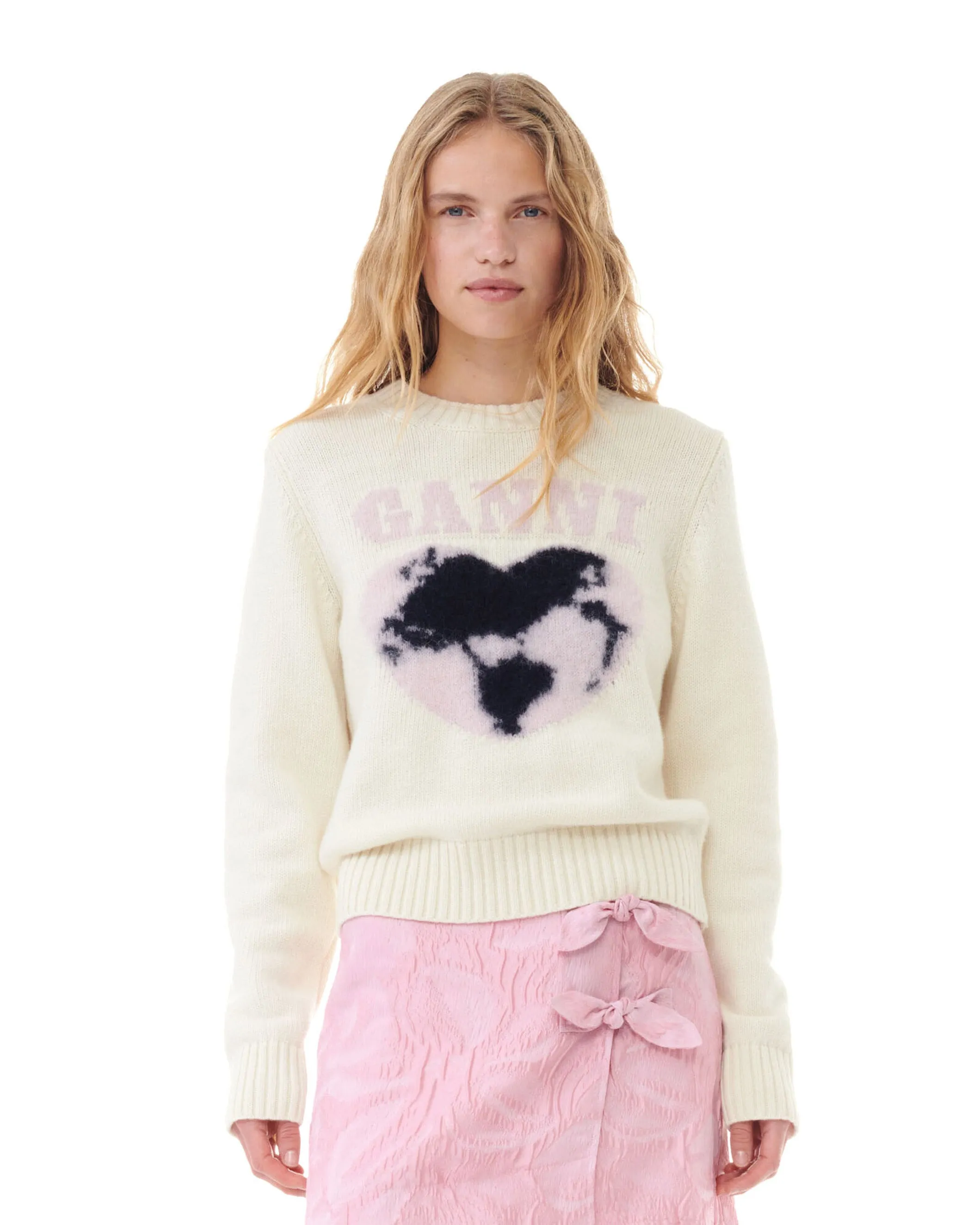 Graphic Soft Wool Mix Sweater