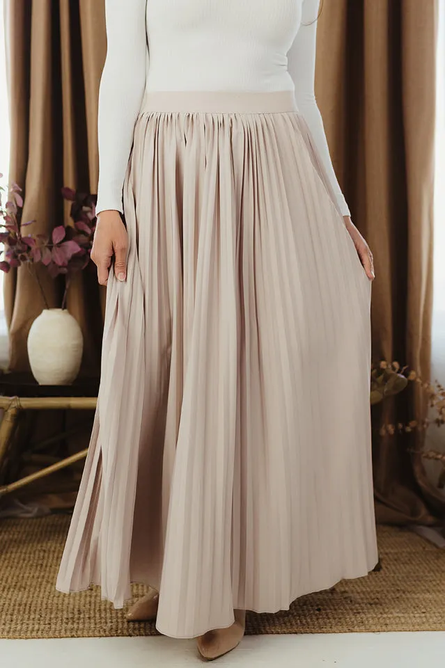 High Waisted Maxi Skirt