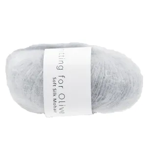 Knitting for Olive Soft Silk Mohair Yarn - Soft Blue