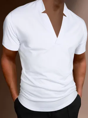 Men Solid Polo Shirt