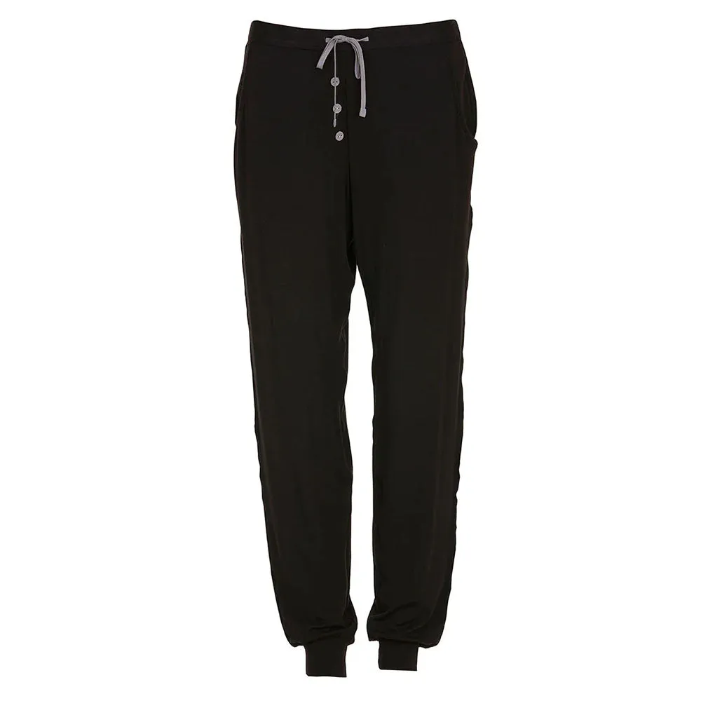 Parker Black Jersey Pyjama Bottom