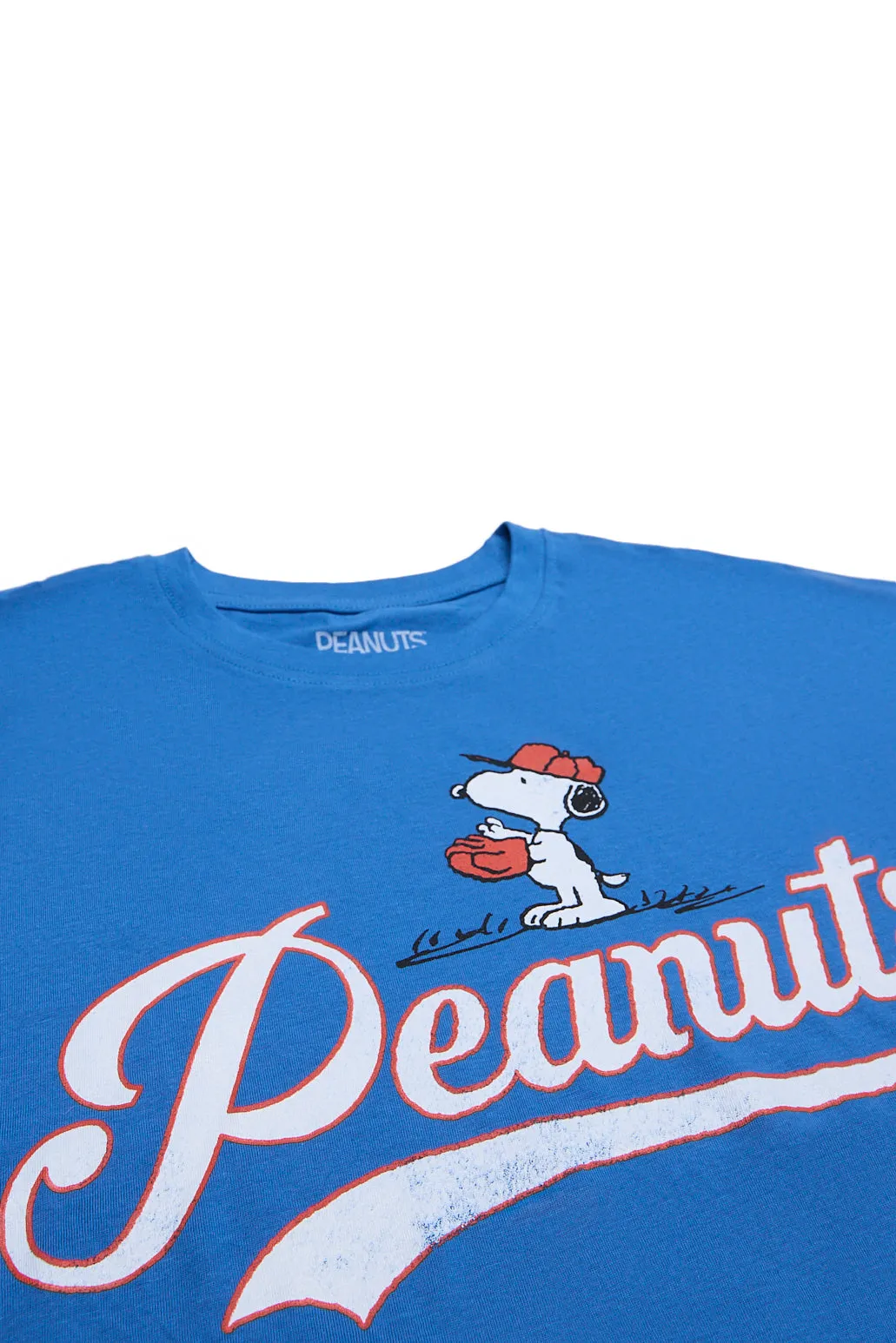 Peanuts Snoopy Baseball Graphic Relaxed Tee