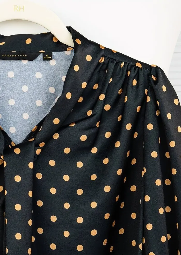 POLKA DOT TIE SHIRT