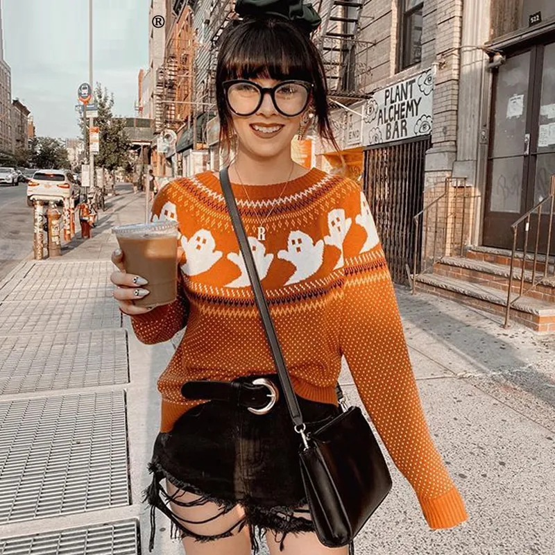 Pumpkin Soft Knit Sweater