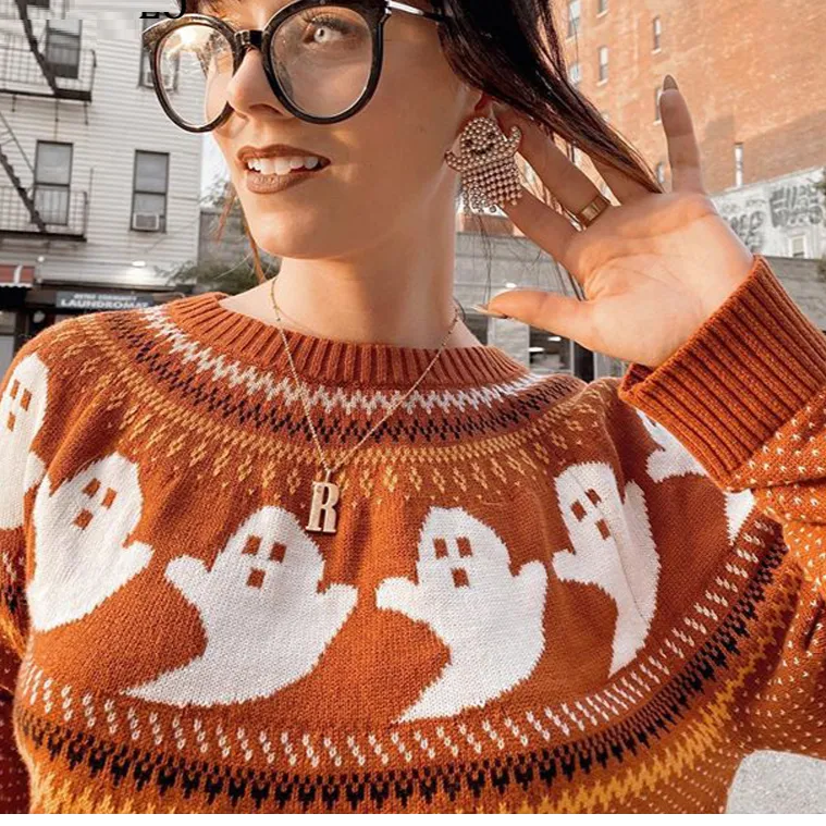 Pumpkin Soft Knit Sweater