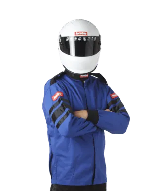 RaceQuip Single Layer Fire Suit Jacket - Blue - 2XL - 111027