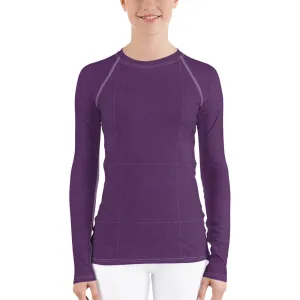 Royal Purple Long Sleeve Tops