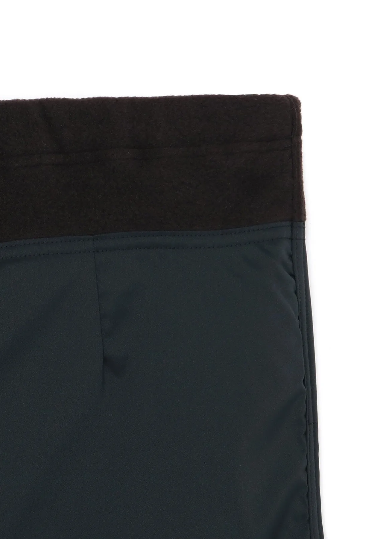 STRETCH TAFFETA   FLEECE SLIM PANTS