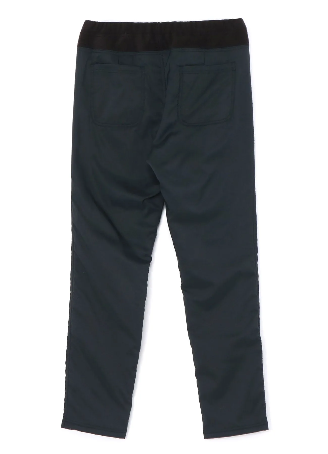 STRETCH TAFFETA   FLEECE SLIM PANTS