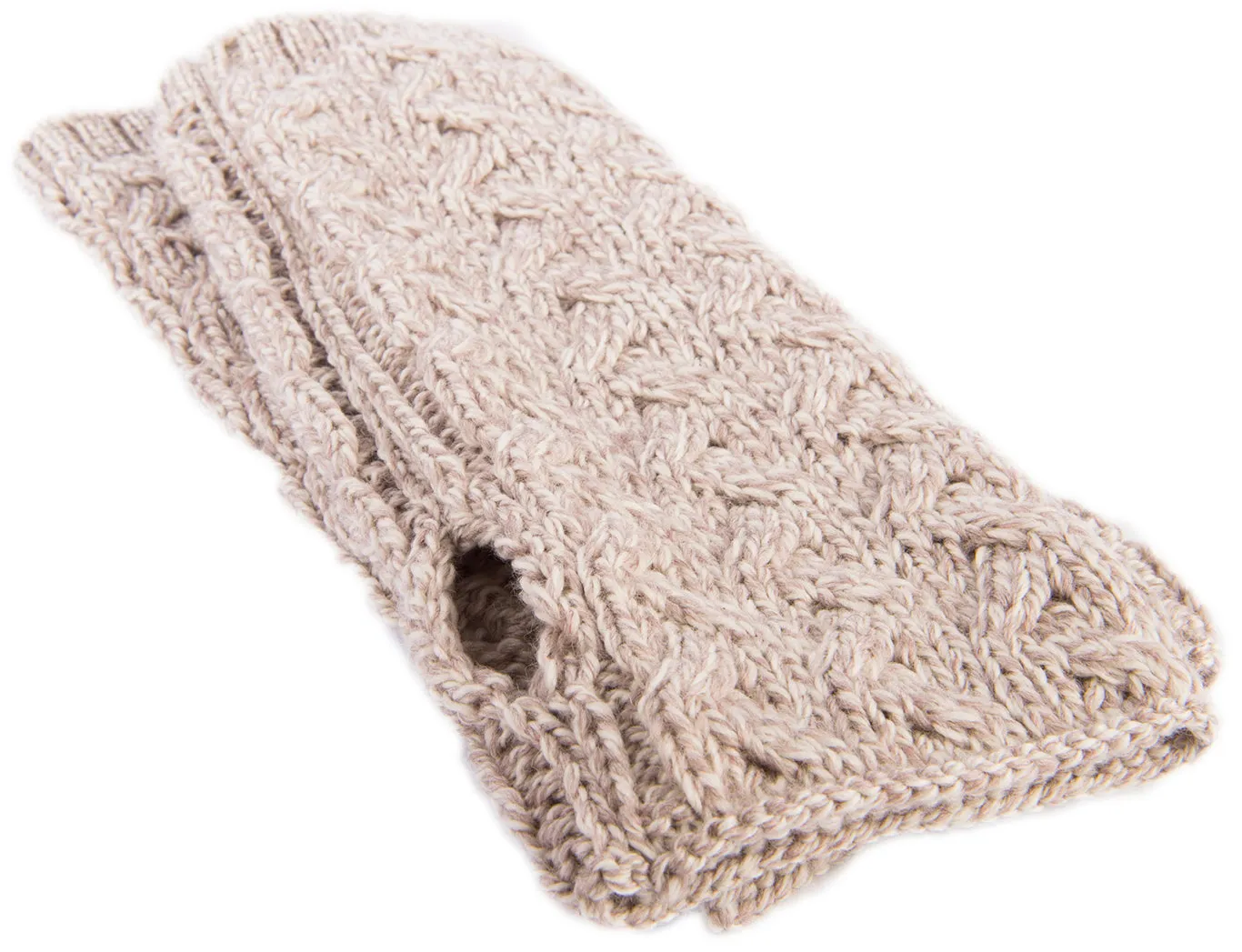 Super Soft Long Fingerless Mittens