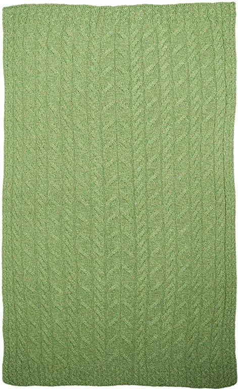 Super Soft Merino Cable Throw