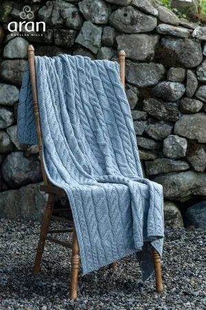 Super Soft Merino Cable Throw