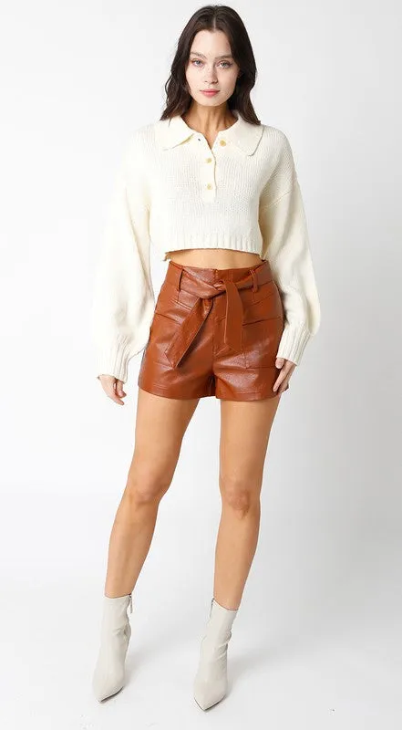 The Mika shorts- Brown