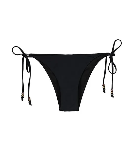 Tie Bikini Bottoms Black