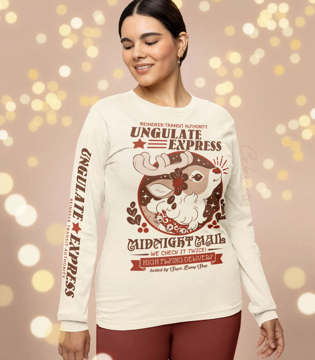 Ungulate Express Reindeer Mail Long Sleeve Shirt